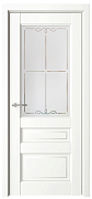 СХЕМА ЦАРГА-2 ПО Vinyl Эрмитаж-2 ЛЕВОЕ 700 белый стекло мателюкс с алмазной гравировкой "Галерея" 